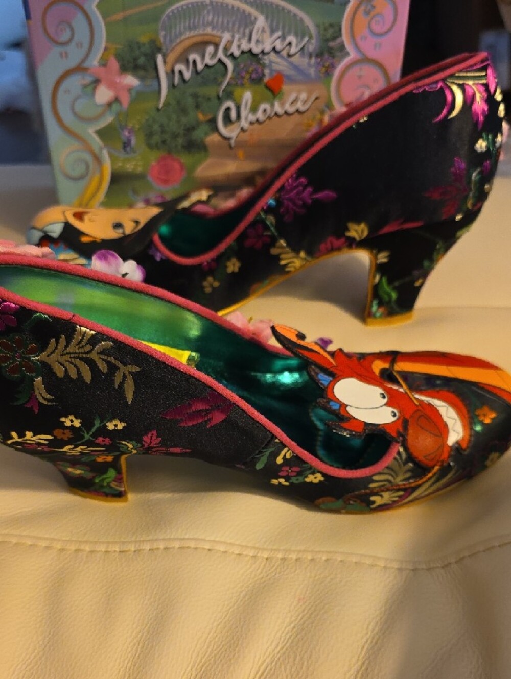 Disney's Mulan Woman's Heels By Irregular Choice NWT UK 40 - Picture 6 of 16